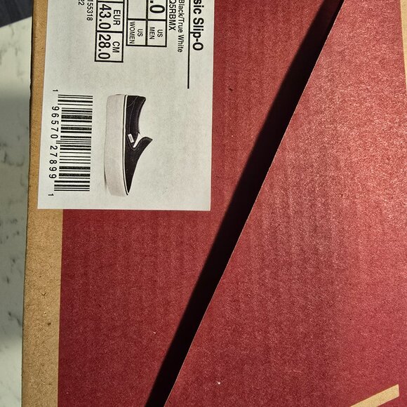 Vans Classic Slip-On Stackform Stacked Platform Shoe Black Mens 10 new - Picture 5 of 7